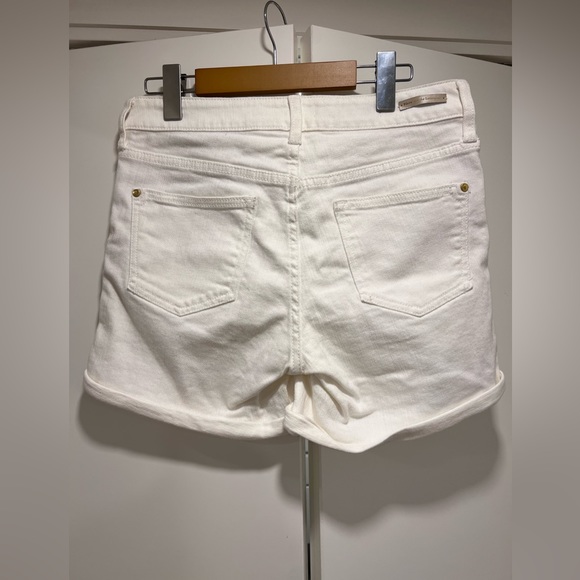 Pilcro and the Letterpress Off White Script Denim Short (size 28) - Picture 2 of 6